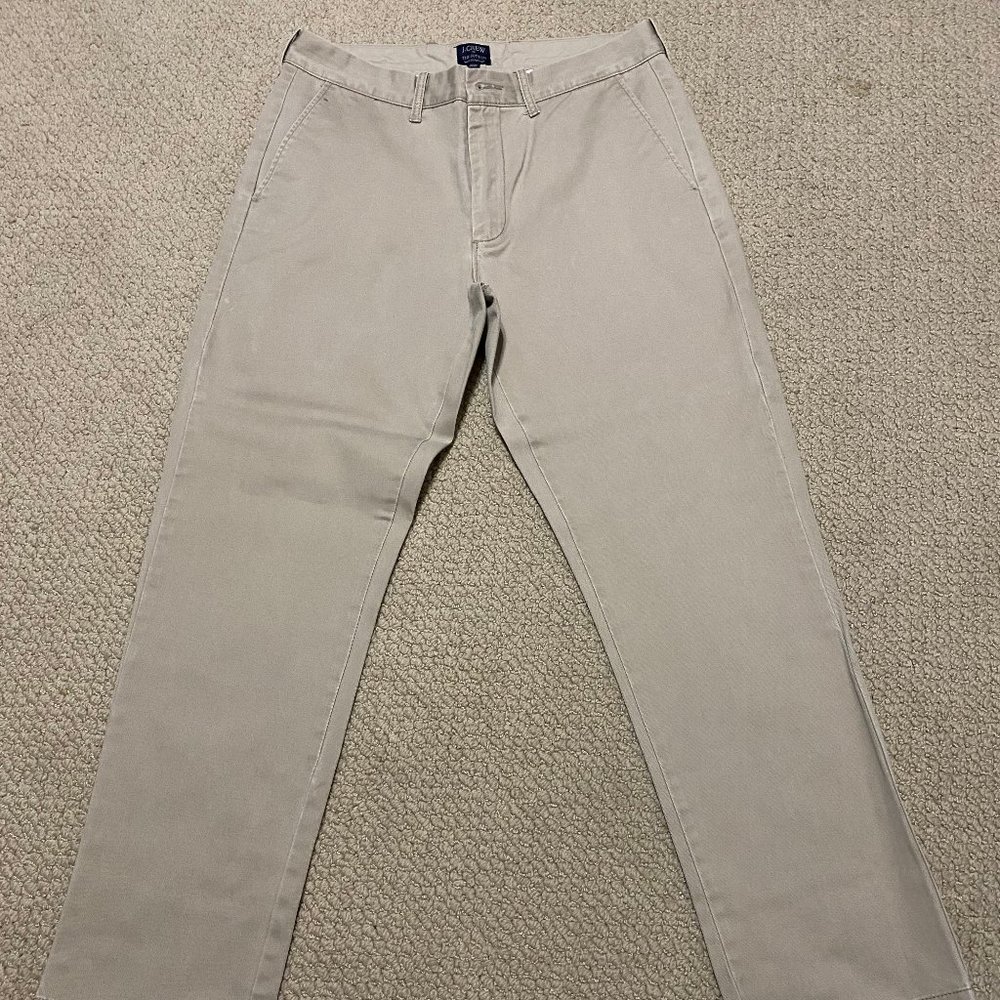 Khaki J Crew Pants